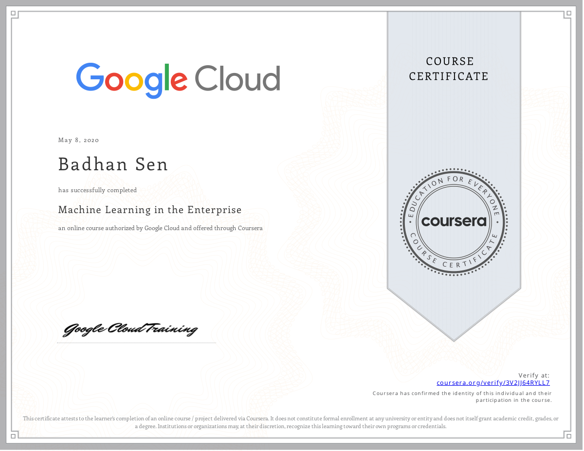 Machine Learning in the Enterprise